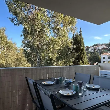 アパート 2 Pieces 4 Couchages Sur Bn130-b25 バニュルス・シュル・メール